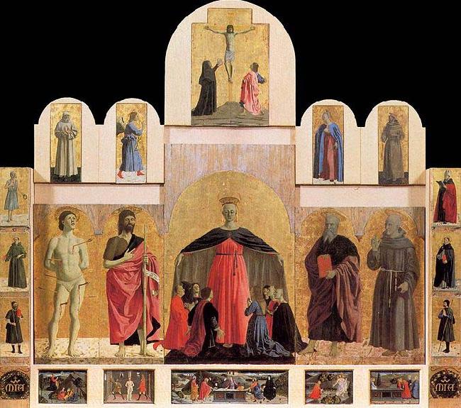 Piero della Francesca Polyptych of the Misericordia oil painting image